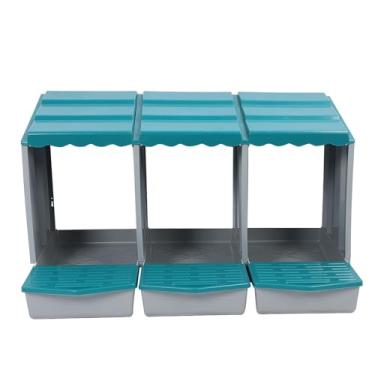 Imagem de Caixa de Nidificação de Frango, Caixas de Ninho de Postura de Ovos de Galinhas PP para Galinhas, Caixa de Nidificação de Galinhas Com Compartimento, Acessórios de Galinheiro,