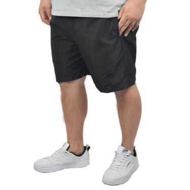 Imagem de Short Bermuda Plus Size Butu Biru Extra Grande Cores Preto, Preto, G5