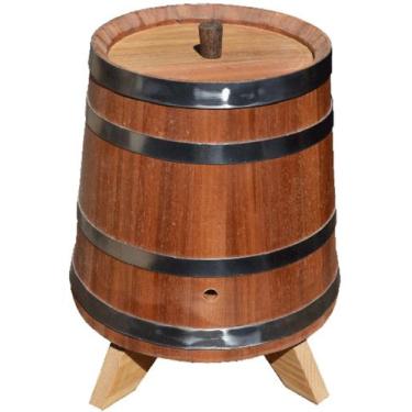 Imagem de Dorna Tonel De Madeira Balsamo 10 Litros Luxo - BARRIL BRASIL
