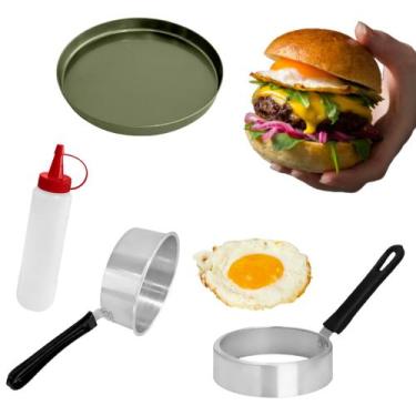 Imagem de Kit Chapeiro Profissional:1 Bisnaga, 2 Anel Ovo, 1 Modelador de ovo - 