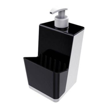 Imagem de Dispensador Para Detergente Líquido Dispenser Branco - Crippa, Preto