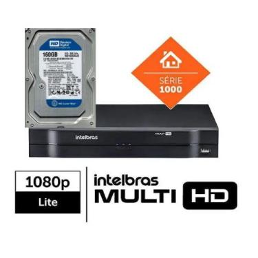 Imagem de DVR Intelbras 04 Canais Multi HD Alta Resolução MHDX 1104 C/Hd