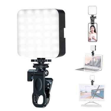 Imagem de H'MASTON Luz LED Portatil Luz para Gravar Video Iluminação para Camera Clip-on Luz Branca Ajuste de Três Níveis de Brilho Bateria Externa (Não Fornecida) ZB01