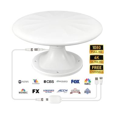 Imagem de Bsadne Antena de TV HDTV Digital RV, Amplificador de Sinal de 5 m, Cabo Coaxial, para Trailer, Caminhão, Caravana, Barco