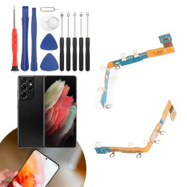Imagem de Cabo flexível de antena de sinal 5G para Samsung Galaxy S21 Ultra 5G de substituição para Samsung Galaxy S21 Ultra 5G G998U com ferramentas de reparo