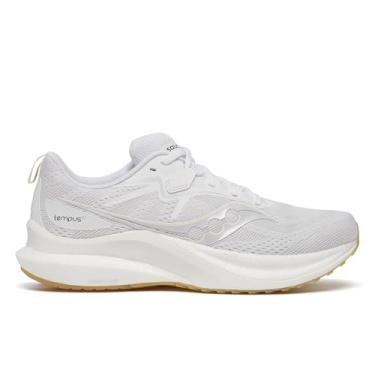 Imagem de Saucony Tênis masculino Tempus 2, Branco/Goma, 38