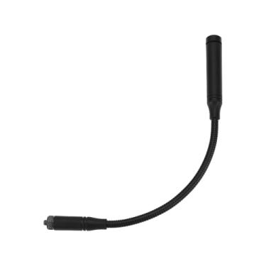 Imagem de Micro Traders 1 unidade de antenas táticas de pescoço de ganso para Walkie Talkie CS VHF UHF 136-174mhz 400-520mhz compatível com Kenwood compatível com Wouxun compatível com Baofeng BF-F8HP UV-5R