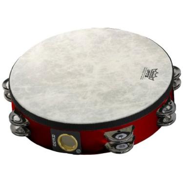 Imagem de Remo Pandeiro Fiberskyn - Quadura Deep Red, 20,32 cm (8")