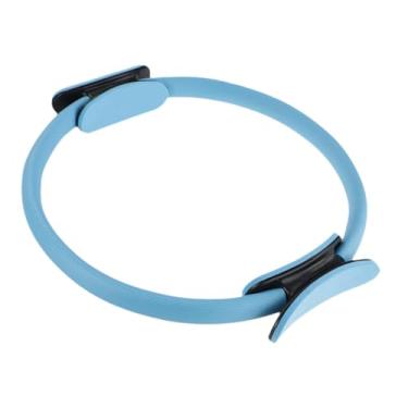 Imagem de Colaxi Equipamento de anel de fitness Pilates Exercício de acessórios práticos Círculo de exercício de treinamento principal para treino de ioga escultura em, Azul