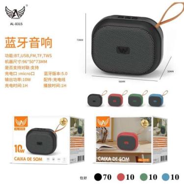 Imagem de Caixa de som altomex al-8315 bluetooth usb rádio fm preto