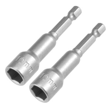 Imagem de TA-VIGOR 2 peças de haste hexagonal de troca rápida de 1/4, broca magnética de 10 mm, comprimento de 65 mm, métrica para manutenção de máquinas, móveis, marcenaria, reparo automático
