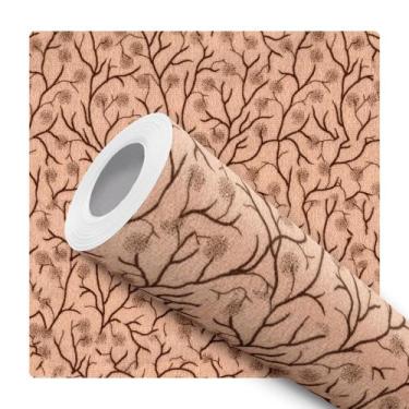 Imagem de Papel De Parede Adesivo Lavável Cozinha Mármore Branco Quarto Sala Coz