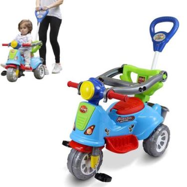 Imagem de Triciclo Infantil Avespa  Passeio e Pedal, Seguro e Resistente, Buzina