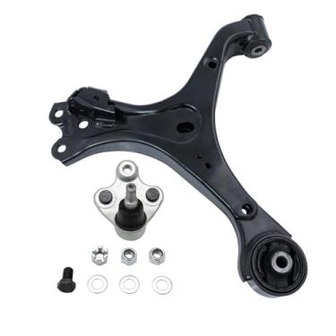 Imagem de Braço de controle inferior dianteiro direito com conjunto de junta esférica do lado do passageiro compatível com Honda Civic 2012