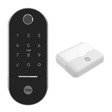 Imagem de Yale Fechadura Digital Lia Preta + Kit Conectividade