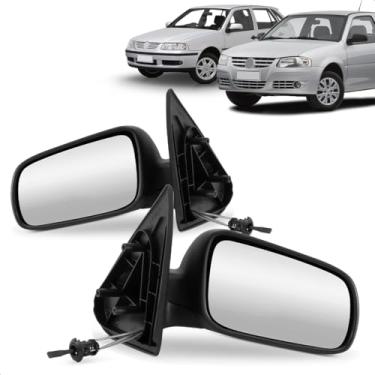 Imagem de Par Retrovisor Externo Gol G3 G4 2000 A 2014 4 Portas Controle Manual