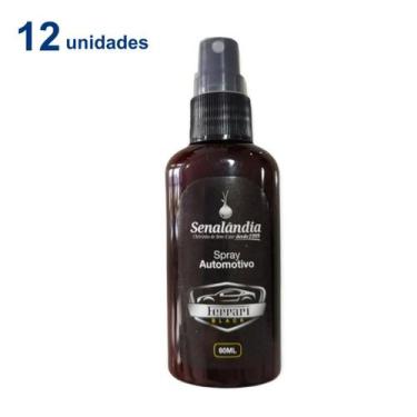 Imagem de Kit 12 Cheirinho de Carro Odorizador Automotivo Aromatizador Spray 60m