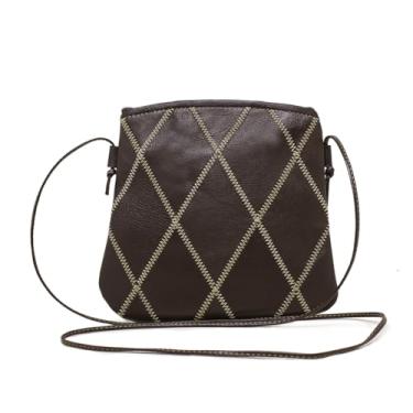 Imagem de Bolsa a Tiracolo Feminina Mosaico - Relicário (Marrom Café)