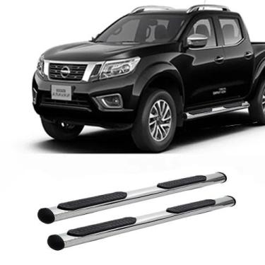 Imagem de Estribo Np300 2017 2018 2019 Cromado Oblongo - Solar