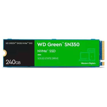 Imagem de Ssd 240gb Western Digital Green Sn350, Pcie Gen3, M.2 2280, Leitura/grav. 2400/900mb/s - Wds240g2g0c