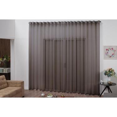 Imagem de Cortina Sevilha Para Portas Janelas 2,60M Tabaco Decoração