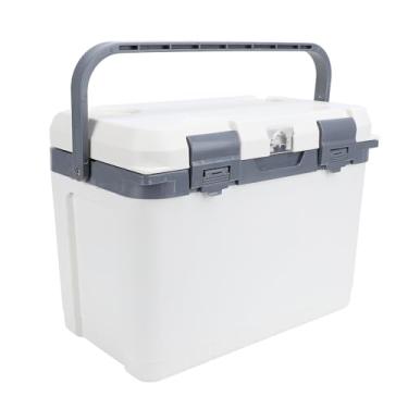 Imagem de LiebeWH 15L Caixa Mais Fria Isolada de 15L para o Refrigerador de Bebidas de Cerveja de Camping de Viagem, Transporte de Mão única