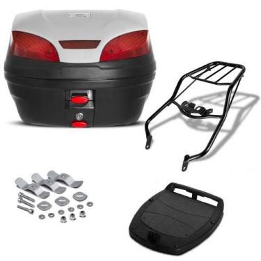 Imagem de Bau 30 Litros Pro Tork Smartbox 3 + Bagageiro Nxr Bros 125/150 2003 a 