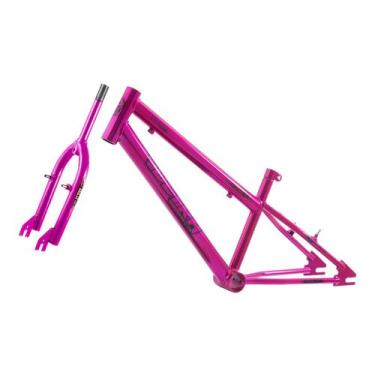 Imagem de Quadro Com Garfo Ultra Bikes Aro 20 Especial Reforçado Rebaixado Chrom