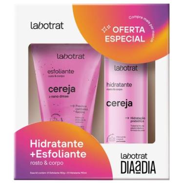 Imagem de Kit Esfoliante + Hidratante Cereja Labotrat Dia A Dia Cheiro De Fruta 