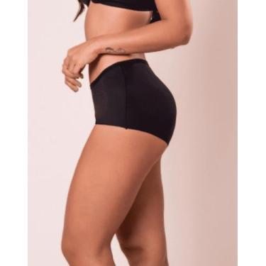 Imagem de Calcinha com Enchimento Feminina Levanta Aumenta Bumbum Sem Costura - 