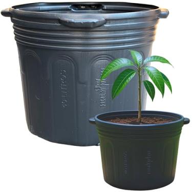 Imagem de Vaso Embalagem 40 Litros com Alça para Árvores Frutíferas, Ornamentais, Mudas e Outras | Leve e Flexível, Plástico Reciclável e Resistente - Nutriplan