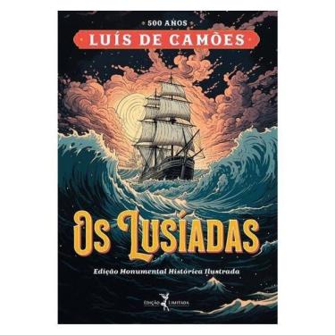 Imagem de Os Lusíadas – 500 Anos De Camões – Edição Monumental Histórica Ilustrada – Em Duas Core...