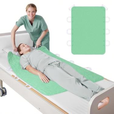Imagem de PICK FOR LIFE Protetor De Cama Lavável Para Incontinência: Absorventes Impermeáveis Com 8 Alças, Protetores Reutilizáveis, Prancha Transferência Posicionamento Idosos, Incontinência, Acamados, Hospi