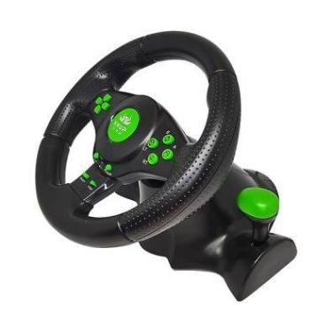 Imagem de Volante Joystick Vibração Gamer KP, Xbox360/ Pc/ Ps2/ Ps3 - KP-5815A