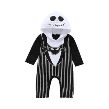Imagem de Macacão Infantil De Algodão De Manga Comprida Para Meninos, Halloween,