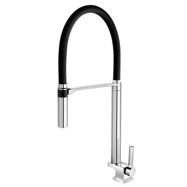 Imagem de Torneira P/Cozinha Mesa - Docol Doc Black/Cr