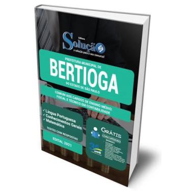 Imagem de Apostila Bertioga Sp - Fiscal E Técnico Em Contabilidade