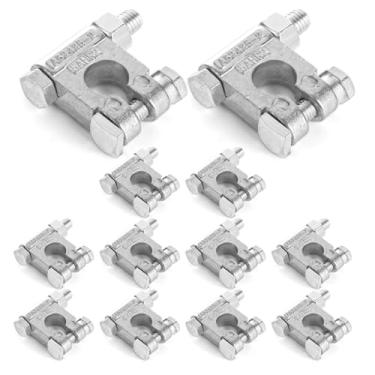 Imagem de ZUQIAN 6 pares de terminais de bateria de especificação militar, terminal de bateria resistente, terminal de bateria superior negativo e positivo, conector de bateria para carro, caminhão, barcos