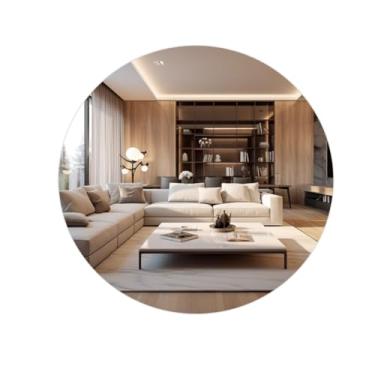 Imagem de ESPELHO REDONDO 60CM MULTIUSO C/FITA DUPLA FACE