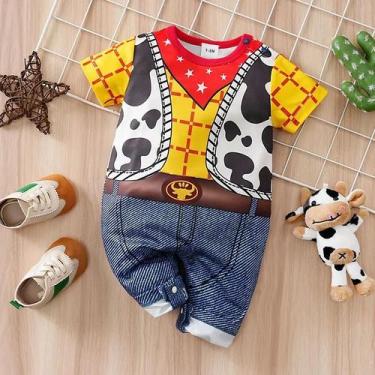 Imagem de Roupas Para Bebês De 0 a 24 Meses, Macacão De Verão Com Estampa De Des