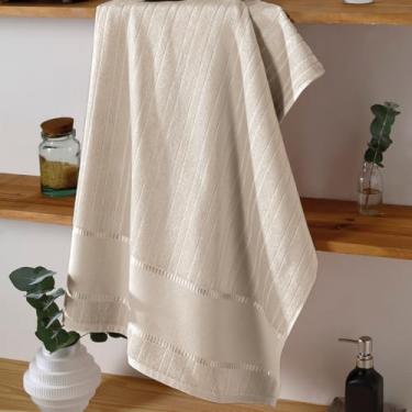 Imagem de Toalhas Lavabo Bella Dohler para Bordado Cruz (1, 6719 - Bege, 45cm X 30cm)