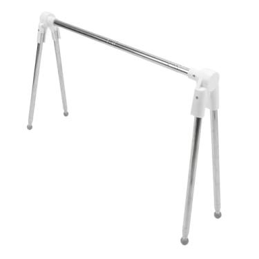 Imagem de Luqeeg Cabideiro Portátil para Roupas de Viagem, Retrátil Dobrável de Aço Inoxidável com Altura E Largura Ajustáveis Cabideiro para Pendurar Roupas para Camping