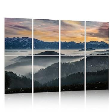 Imagem de YPY Painéis acústicos painéis de parede à prova de som: painéis decorativos à prova de som de arte de parede com absorção de som, estúdio de gravação, tratamentos acústicos, pacote com 8 48 x 32