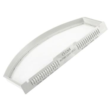 Imagem de WE03X23881 Tela de filtro de fiapos para secadora de aço inoxidável compatível com GE Hotpoint substitui PS11763056 AP6031713 EAP11763056 4476390