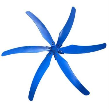 Imagem de Conjunto de Hélice Azul com 6 Pás para Ventilador de 36 Polegadas - Ag