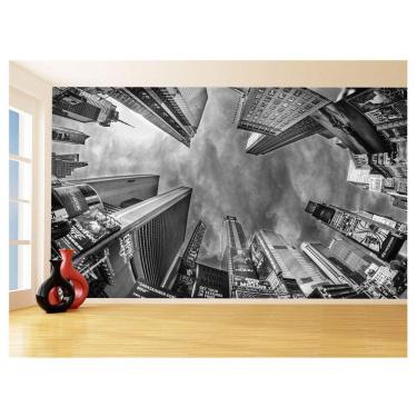 Imagem de Papel De Parede Cidade Prédios Vista Céu Teto 3,5M Ncd283