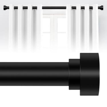 Imagem de Curtain Rod, hei! querido ferro preto ajustável de 122-213 cm - hei! d