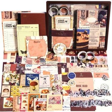 Imagem de Kit de suprimentos para scrapbooking OFFIGIFT 351 unidades com caderno