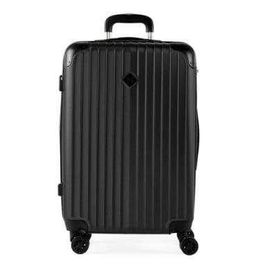 Imagem de Mala Média 23 Kg ABS 4 Rodas Turquia II Preta - Bagaggio, M