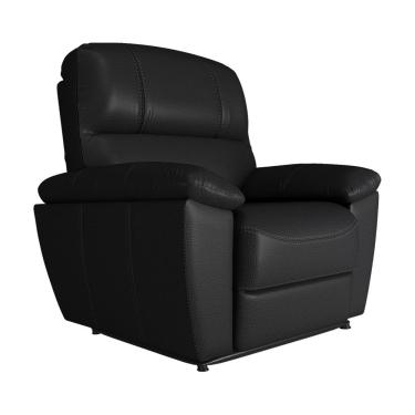 Imagem de Poltrona do Papai Reclinável Elétrica Armênia Power Touch Couro Preto - Gran Belo